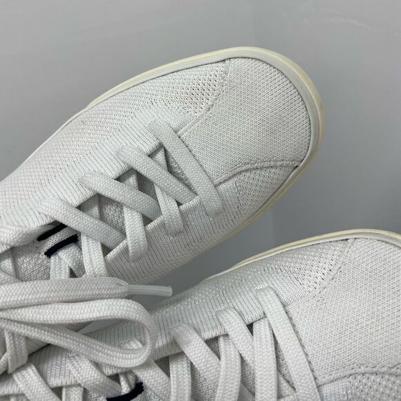 Rothy’s The Lace Up Sneaker in Bright White Size 8.5 - Picture 6 of 16